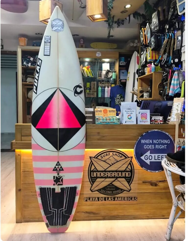 Pukas DFK Tabla de surf funboard 6’4 – 30L – ★ 4/5