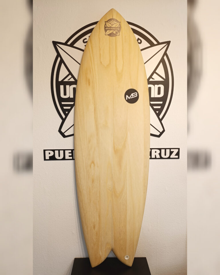 Mb Pawlonia Tabla de surf twinfin 5’10 – 37.8L – ★ 5/5