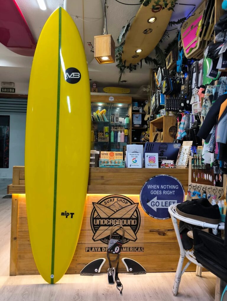 Mb MID PIT Tabla de surf twinfin 7’4 – 50.3L – ★ 5/5