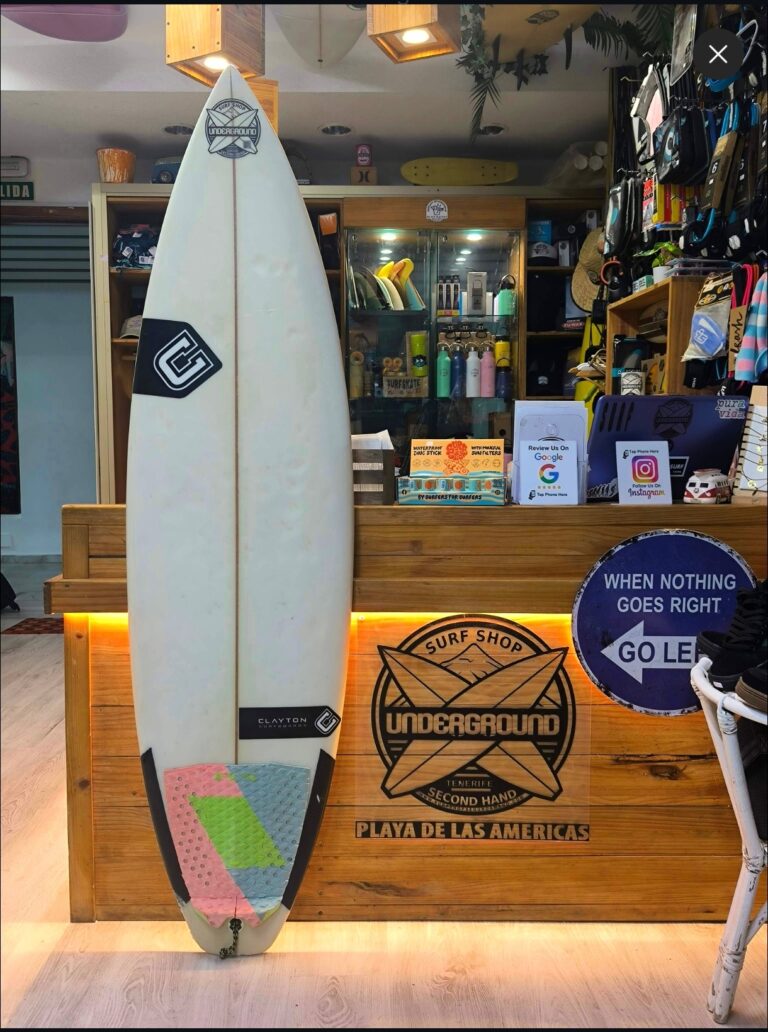 Clayton Ned kelly Tabla de surf shortboard 5’10 – 26.5L – ★ 3/5