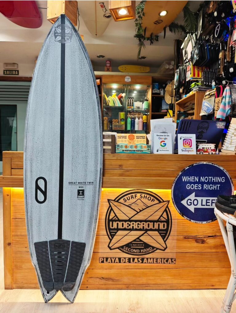 Slater Designs Great White Twin Tabla de surf shortboard 5’8 – 29L – ★ 5/5